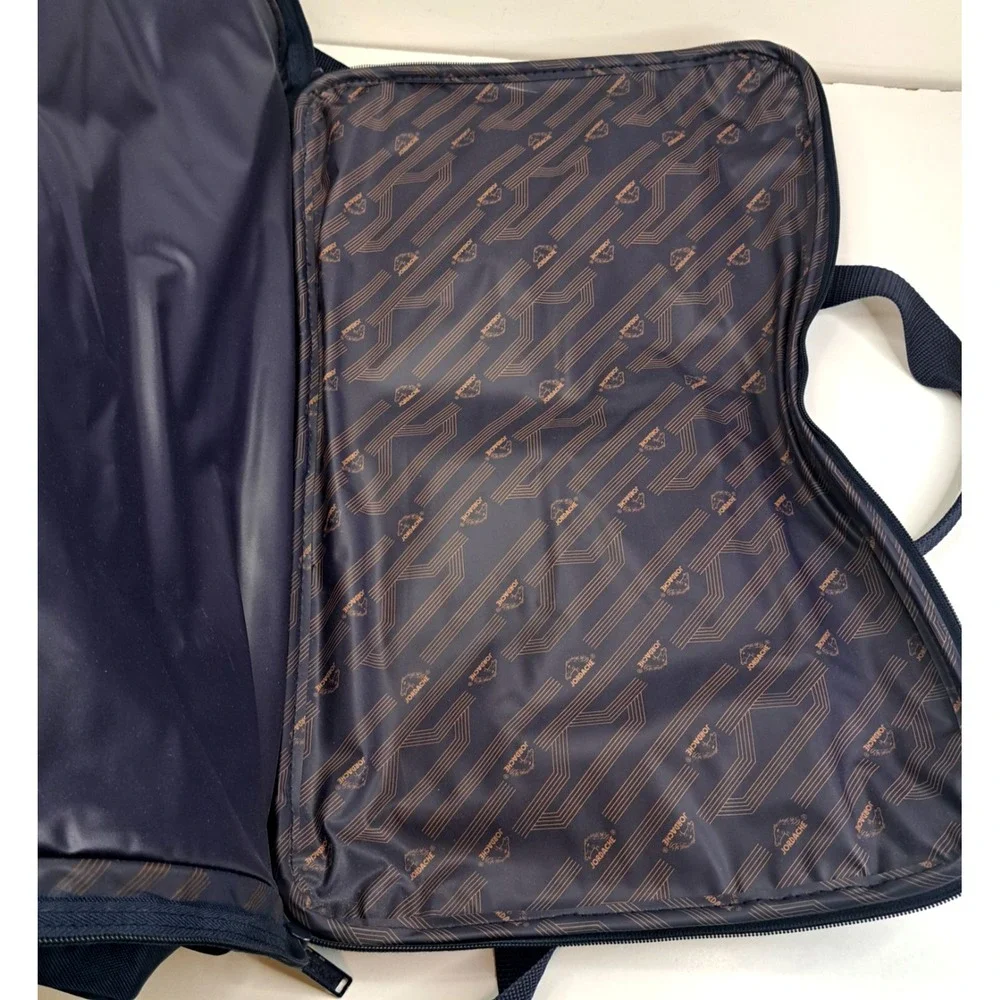 Vtg Jordache Carry On Duffle Bag 19x11x7 Sturdy Overnight Travel Luggage Blue